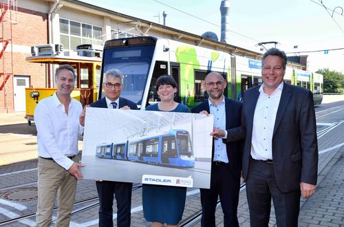 Neue Straßenbahnen für Rostock kommen von Stadler Neue Straßenbahnen für Rostock kommen von Stadler